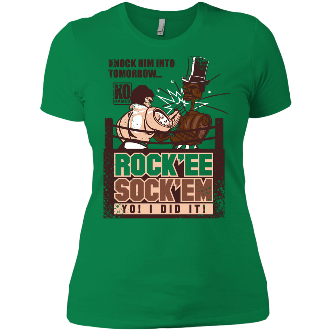Rockee Sockem Women's Premium T-Shirt