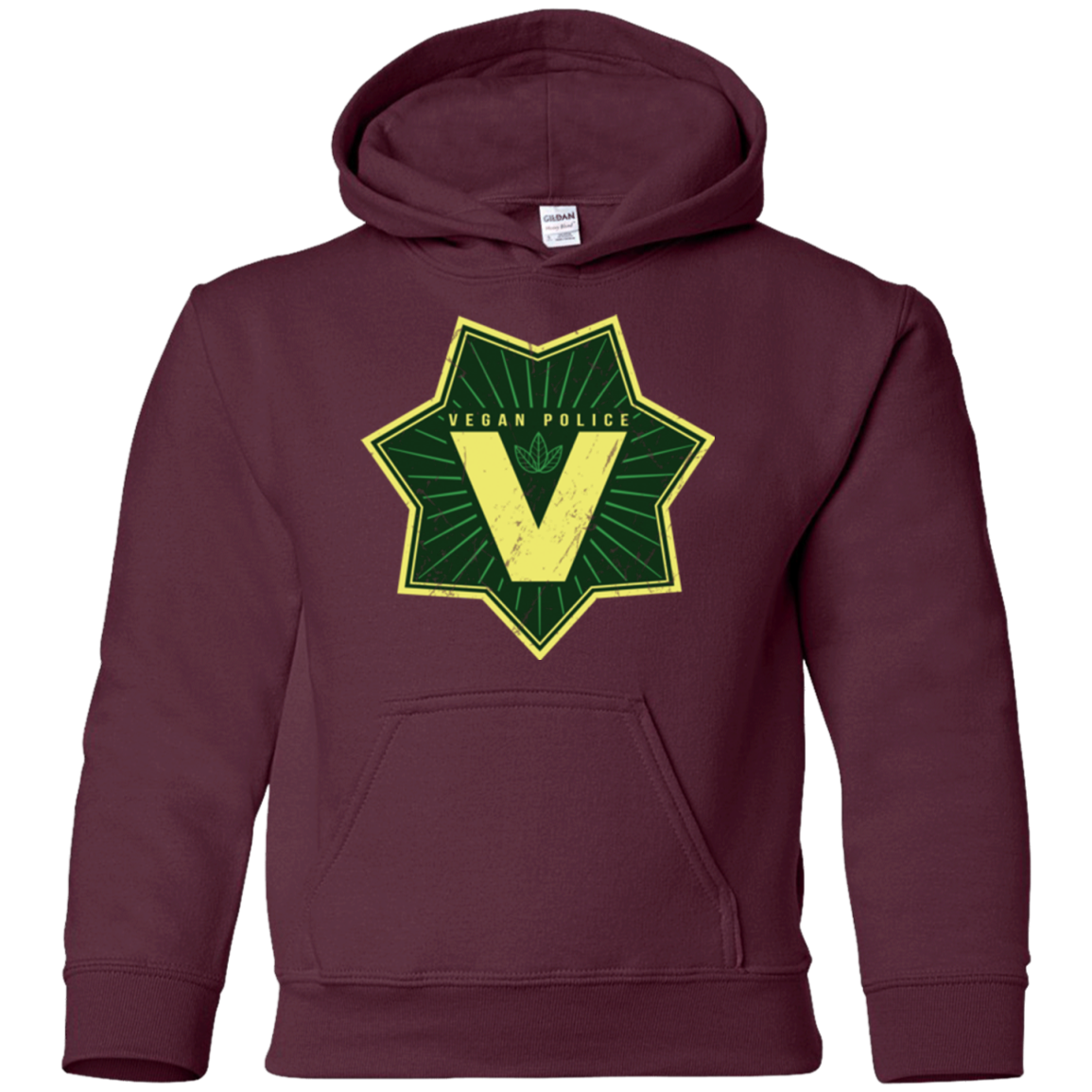 Vegan Police Youth Hoodie
