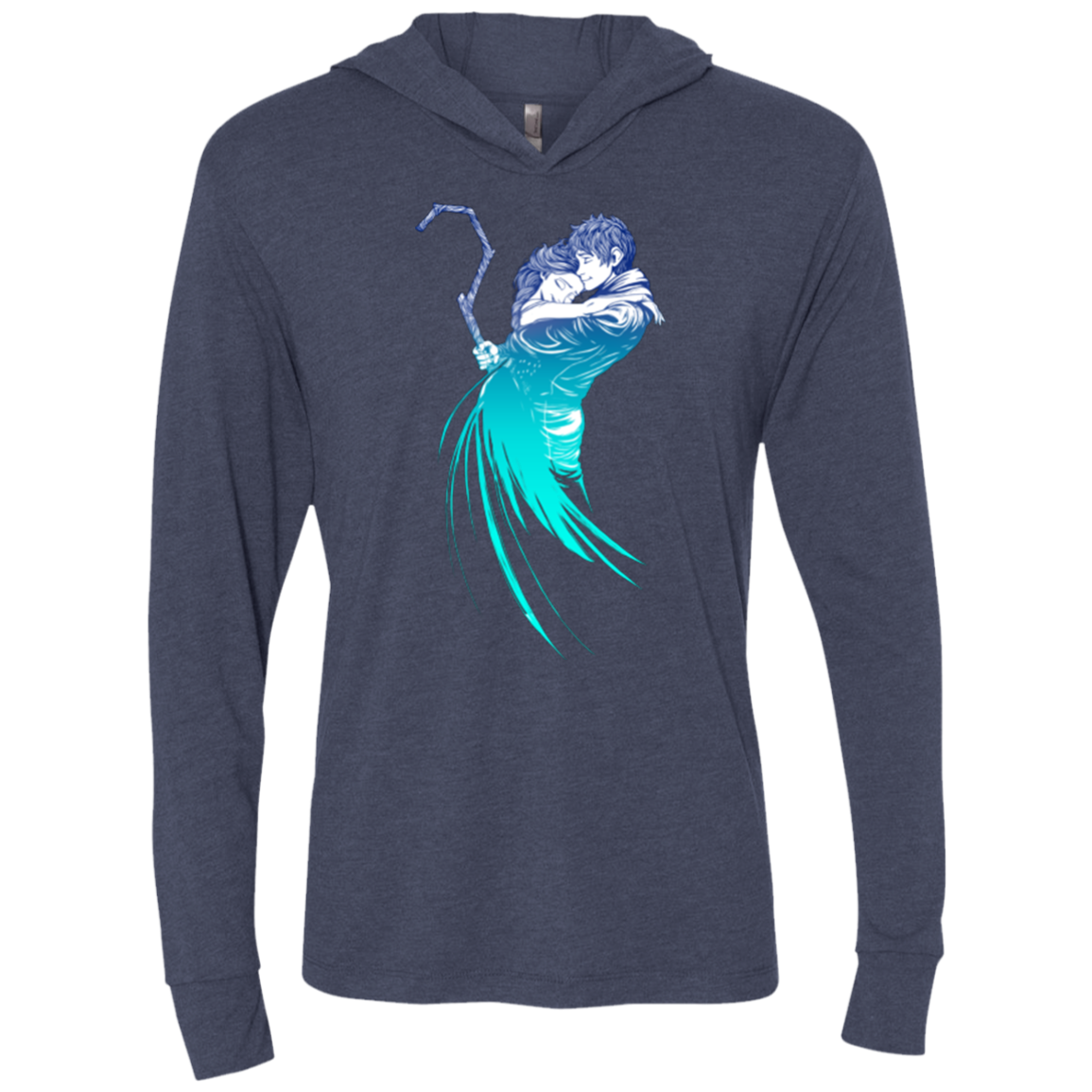 Frozen Fantasy Triblend Long Sleeve Hoodie Tee