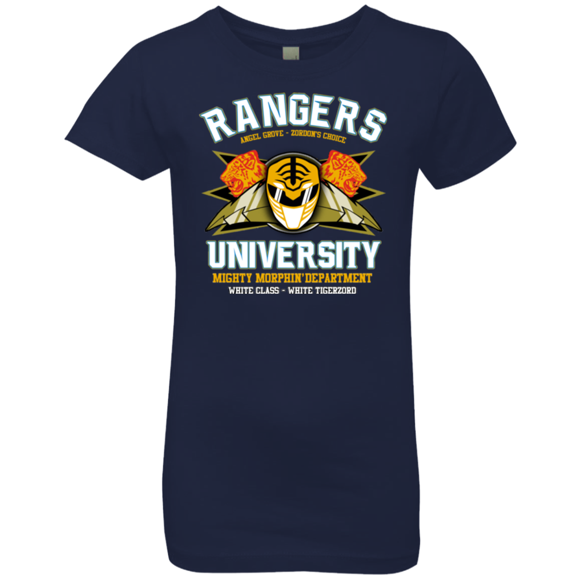 Rangers U White Ranger Girls Premium T-Shirt