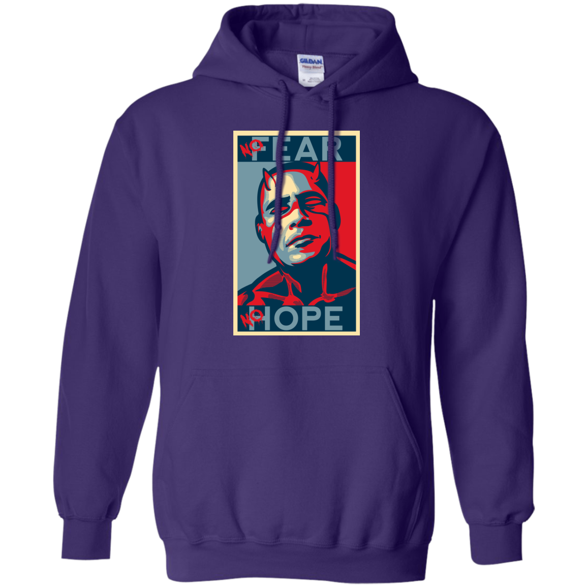 A man with no fear Pullover Hoodie
