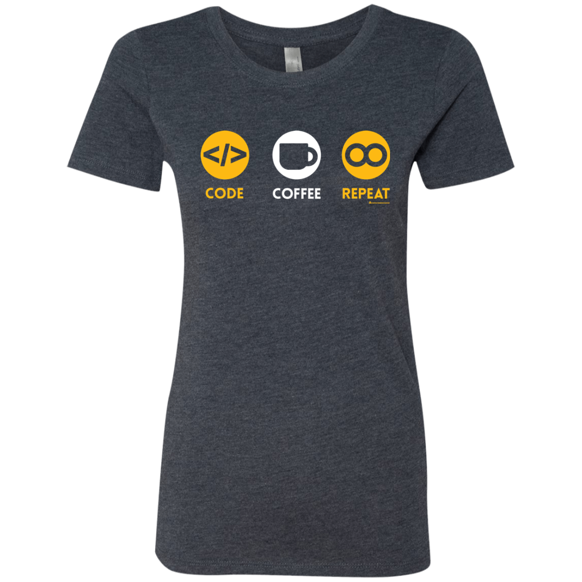 Code Coffee Repeat Women's Triblend T-Shirt