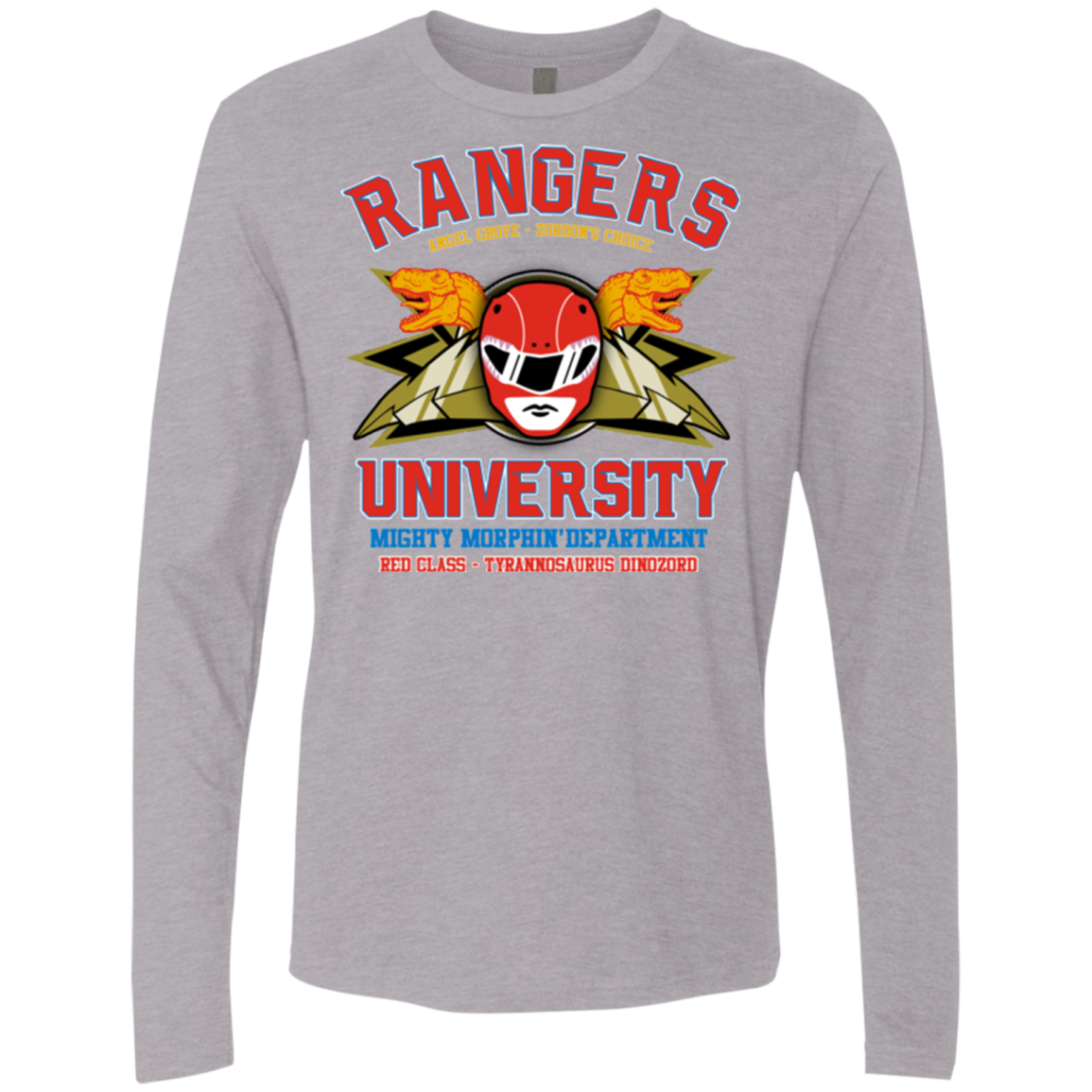 Rangers U - Red Ranger Men's Premium Long Sleeve