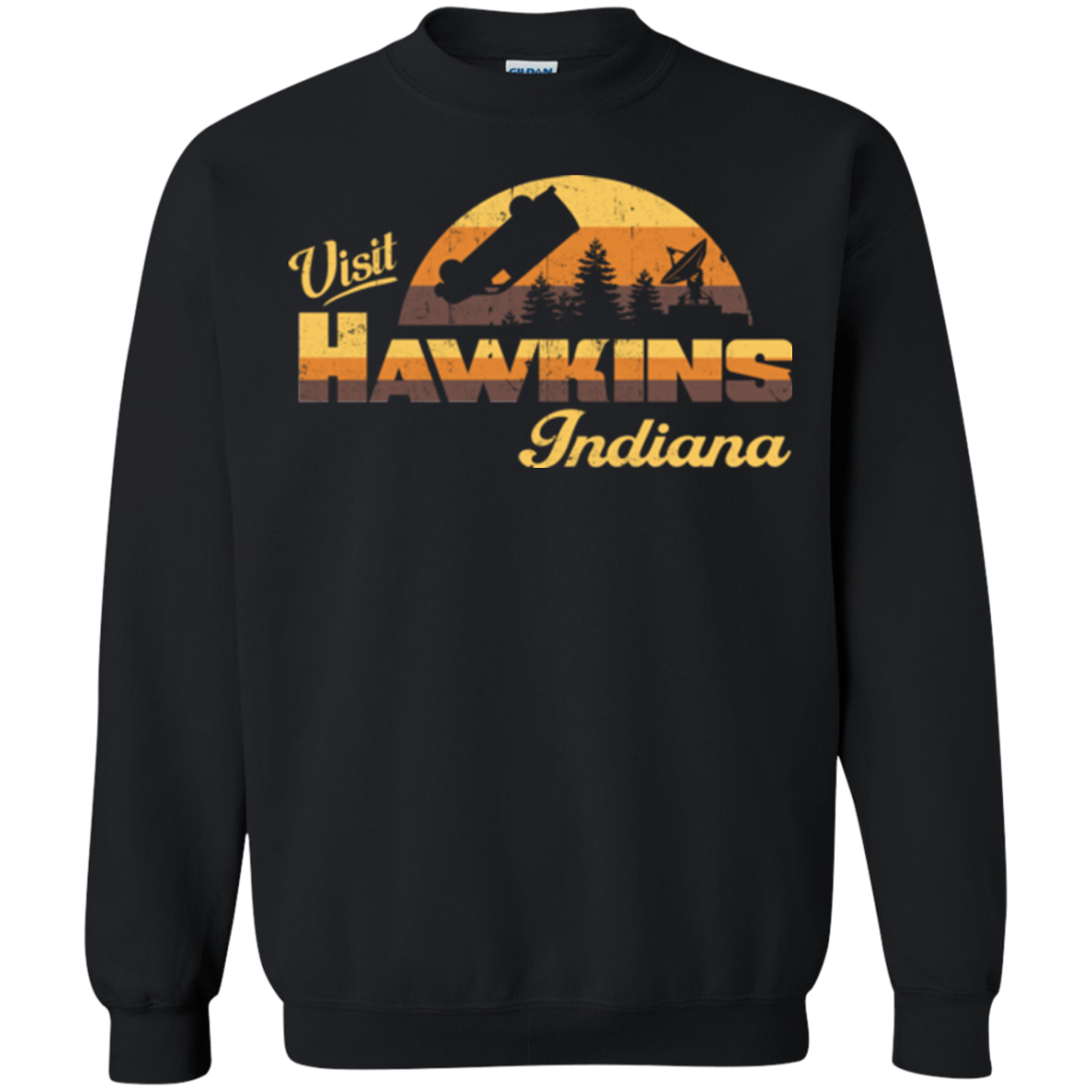 Visit Hawkins Crewneck Sweatshirt
