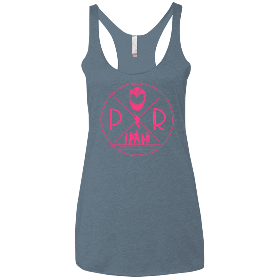 Pink Power Women's Triblend Racerback Tank