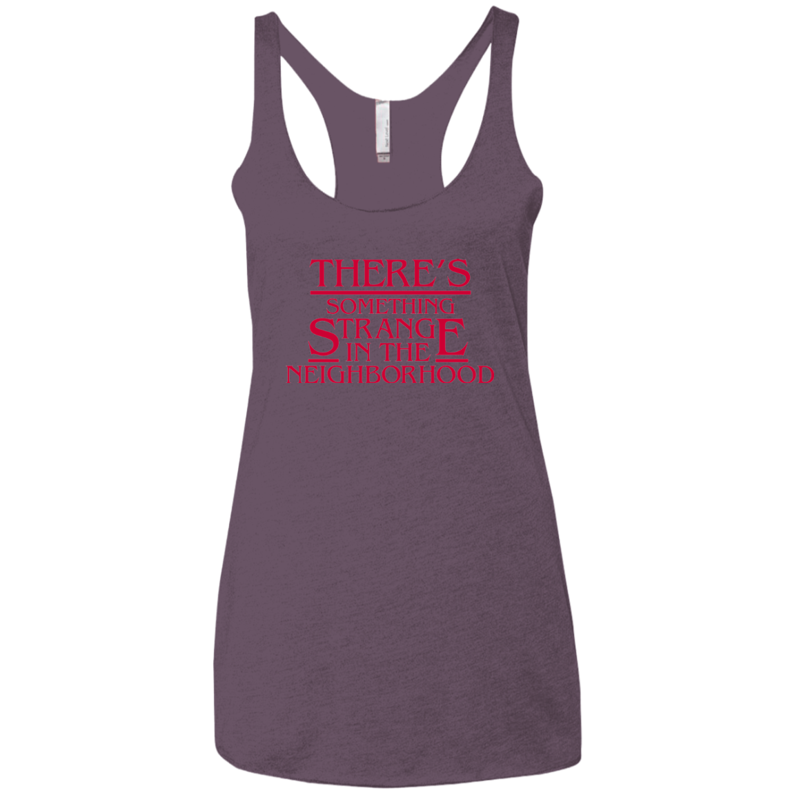 Strange Hawkins Women's Triblend Racerback Tank