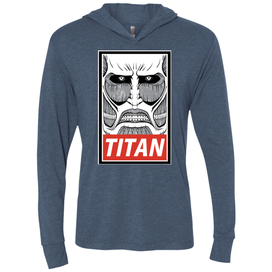 Titan Triblend Long Sleeve Hoodie Tee