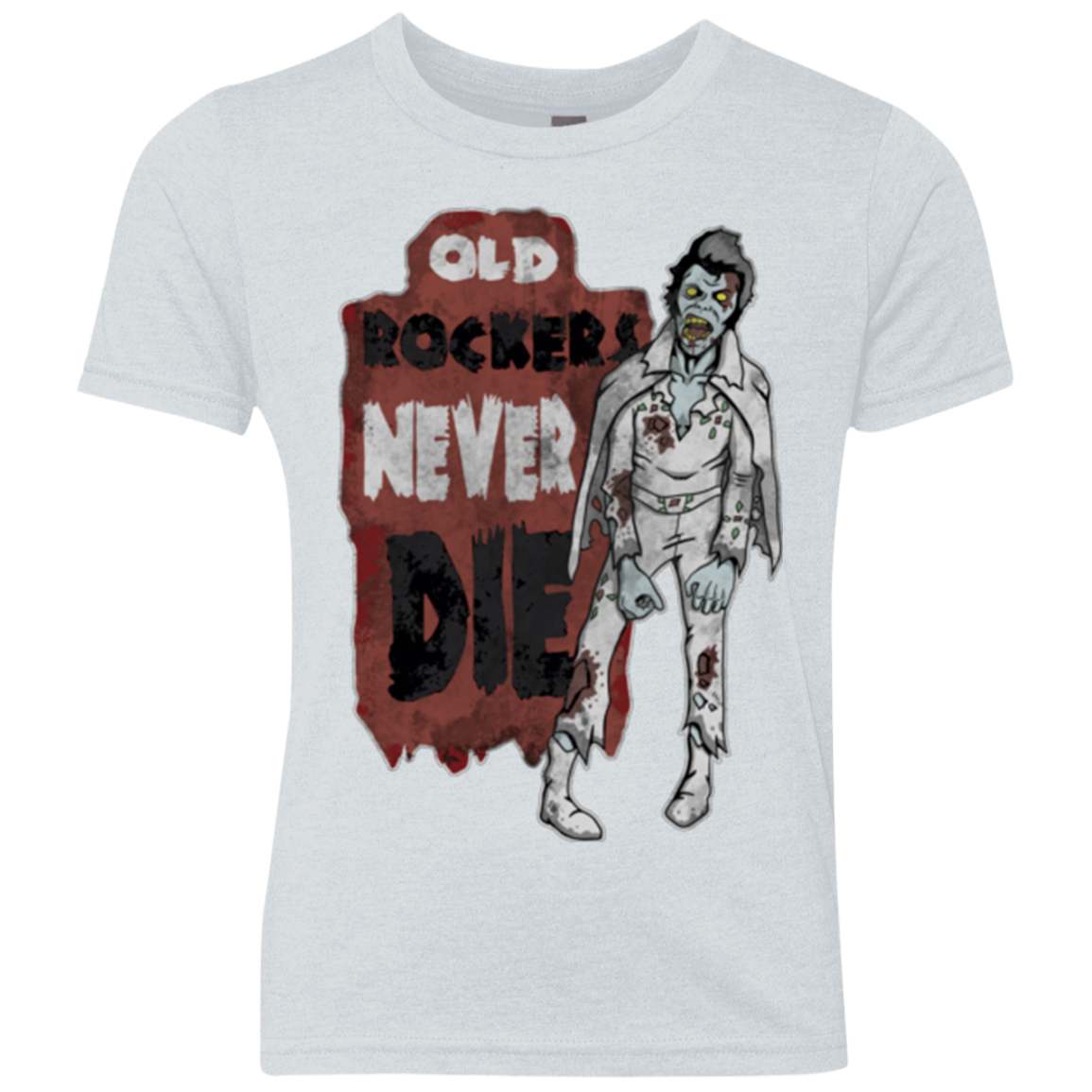 Old Rockers Never Die Youth Triblend T-Shirt