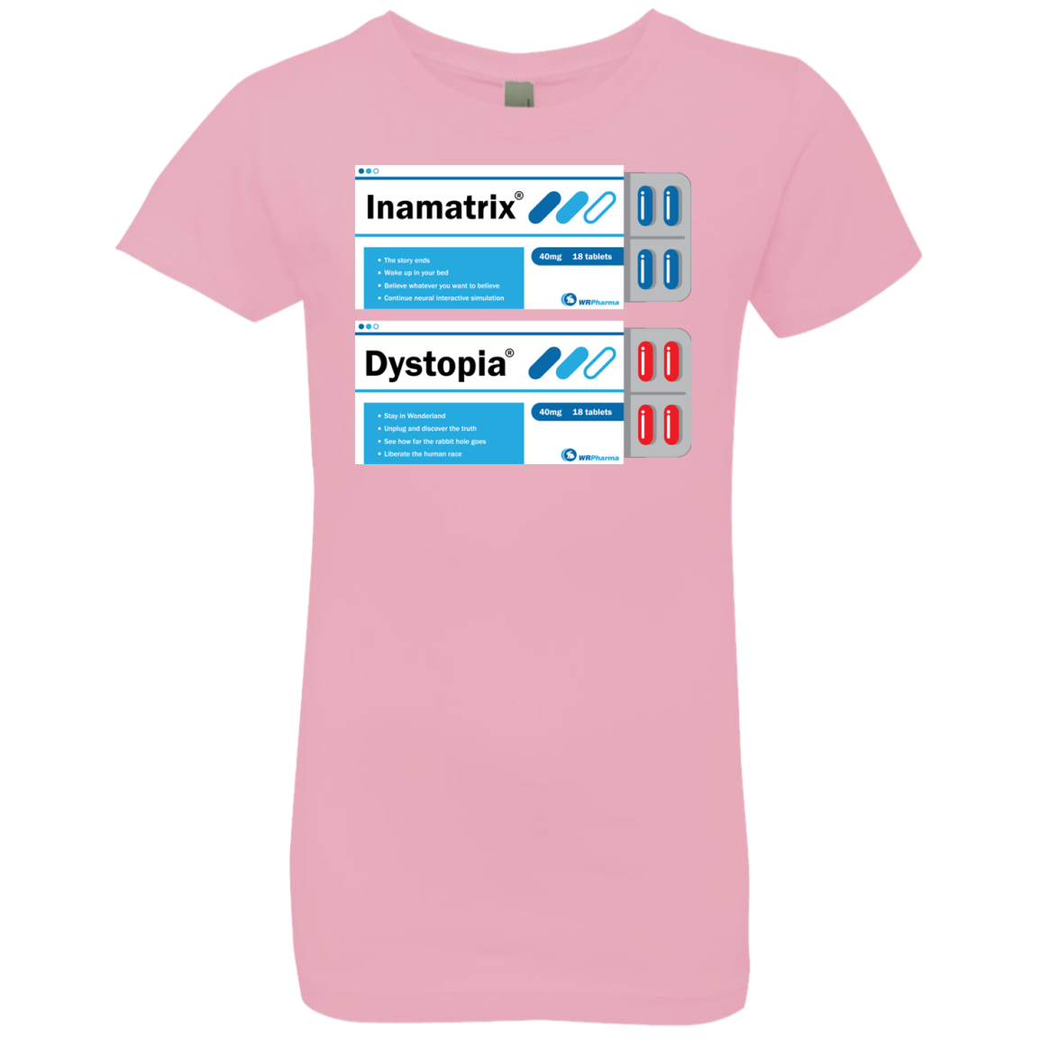 Red or Blue Girls Premium T-Shirt