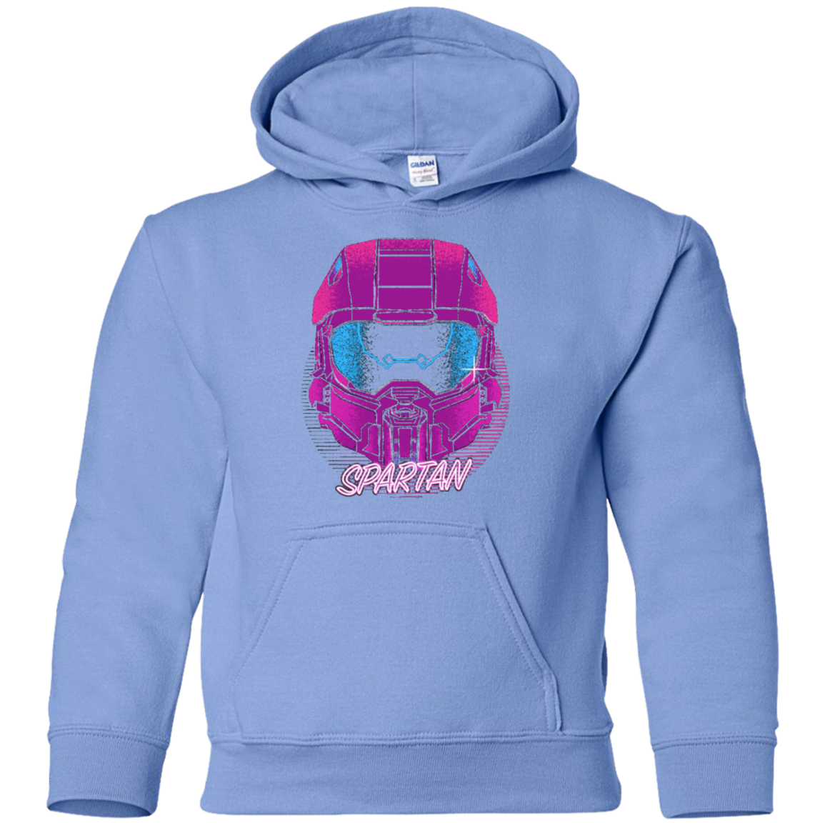 Spartan Helmet 80's Youth Hoodie