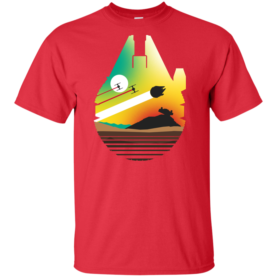 Escape from Desert Planet Tall T-Shirt