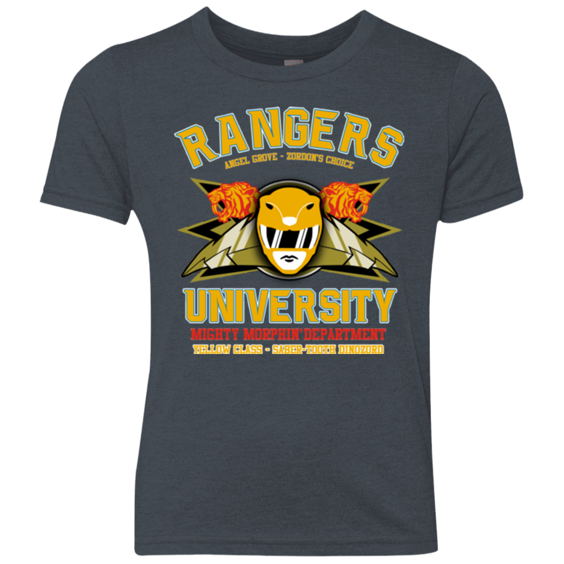 Rangers U Yellow Ranger Youth Triblend T-Shirt