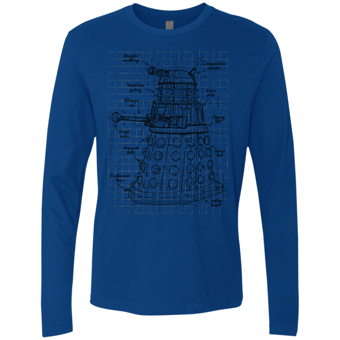 Dalek Plan Men's Premium Long Sleeve