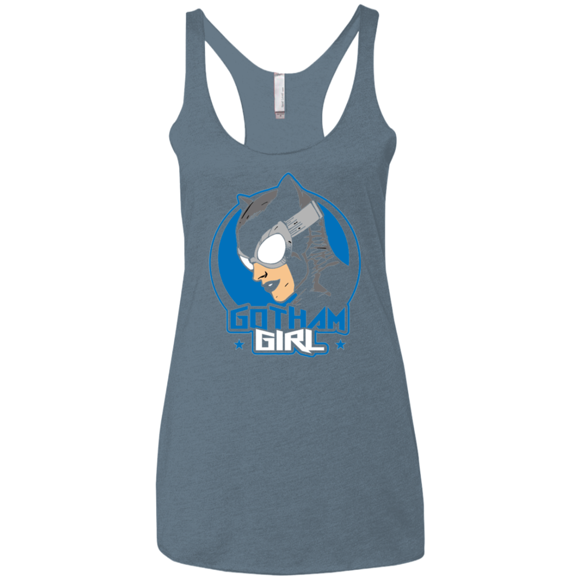 Gotham Girl Women's Triblend Racerback Tank
