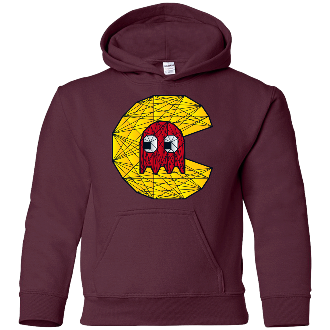 Poly Pac Man Youth Hoodie