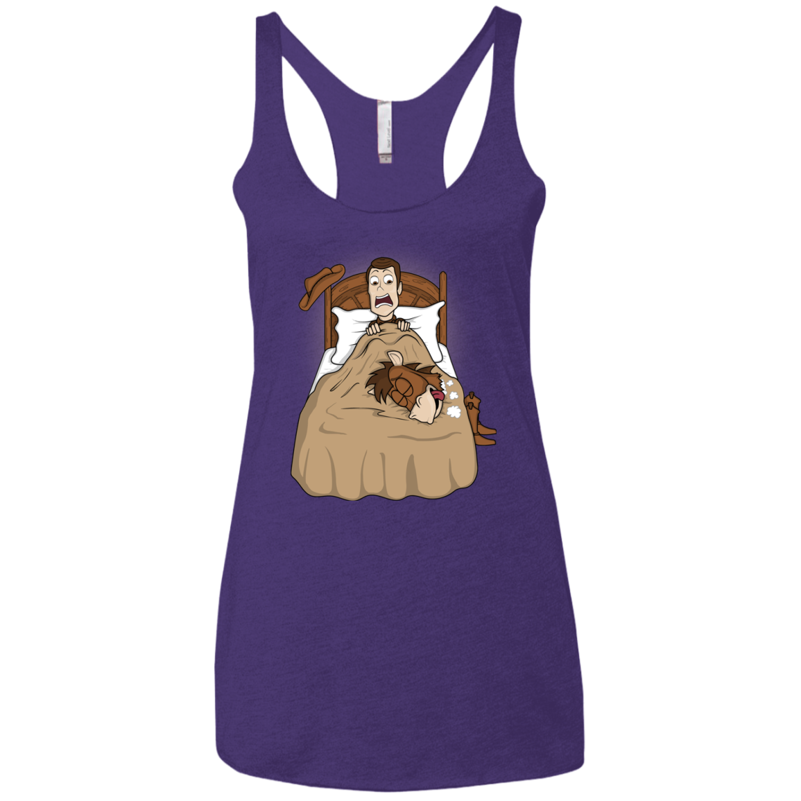 TOY PADRINO Women's Triblend Racerback Tank