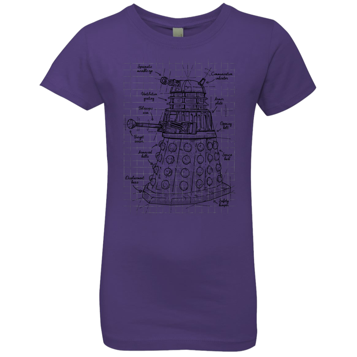 Dalek Plan Girls Premium T-Shirt