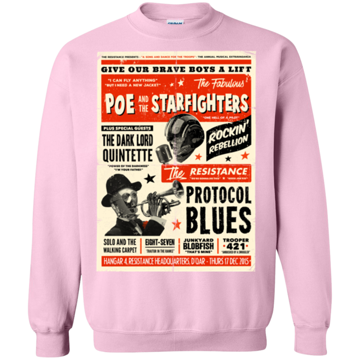 Poe and The Starfighters Crewneck Sweatshirt