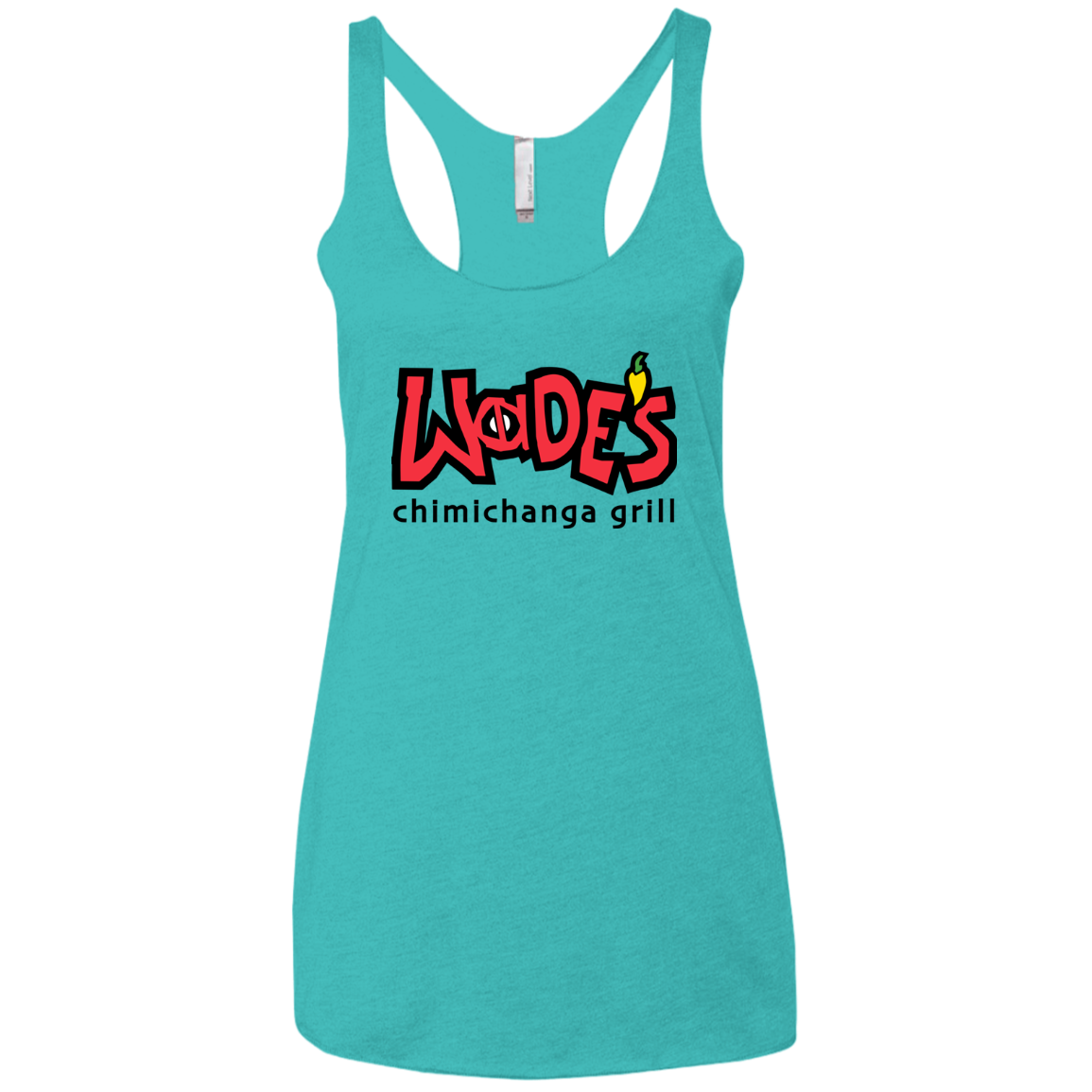 Wades Grill Women's Triblend Racerback Tank