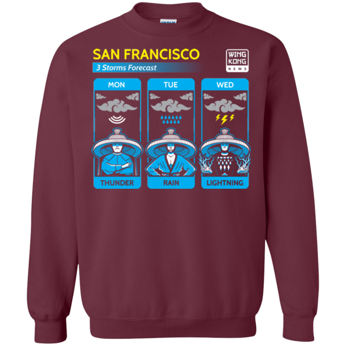 Three Storms Crewneck Sweatshirt