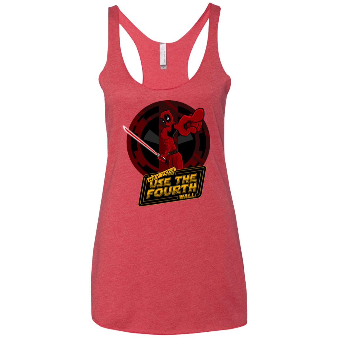 Use The Fourth Wall Women's Triblend Racerback Tank