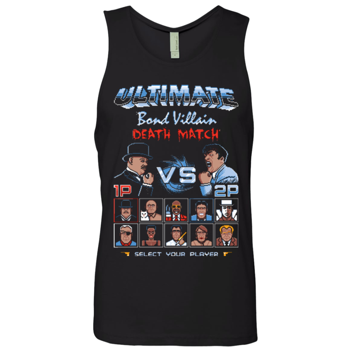 Bond Villain Death Match Men's Premium Tank Top