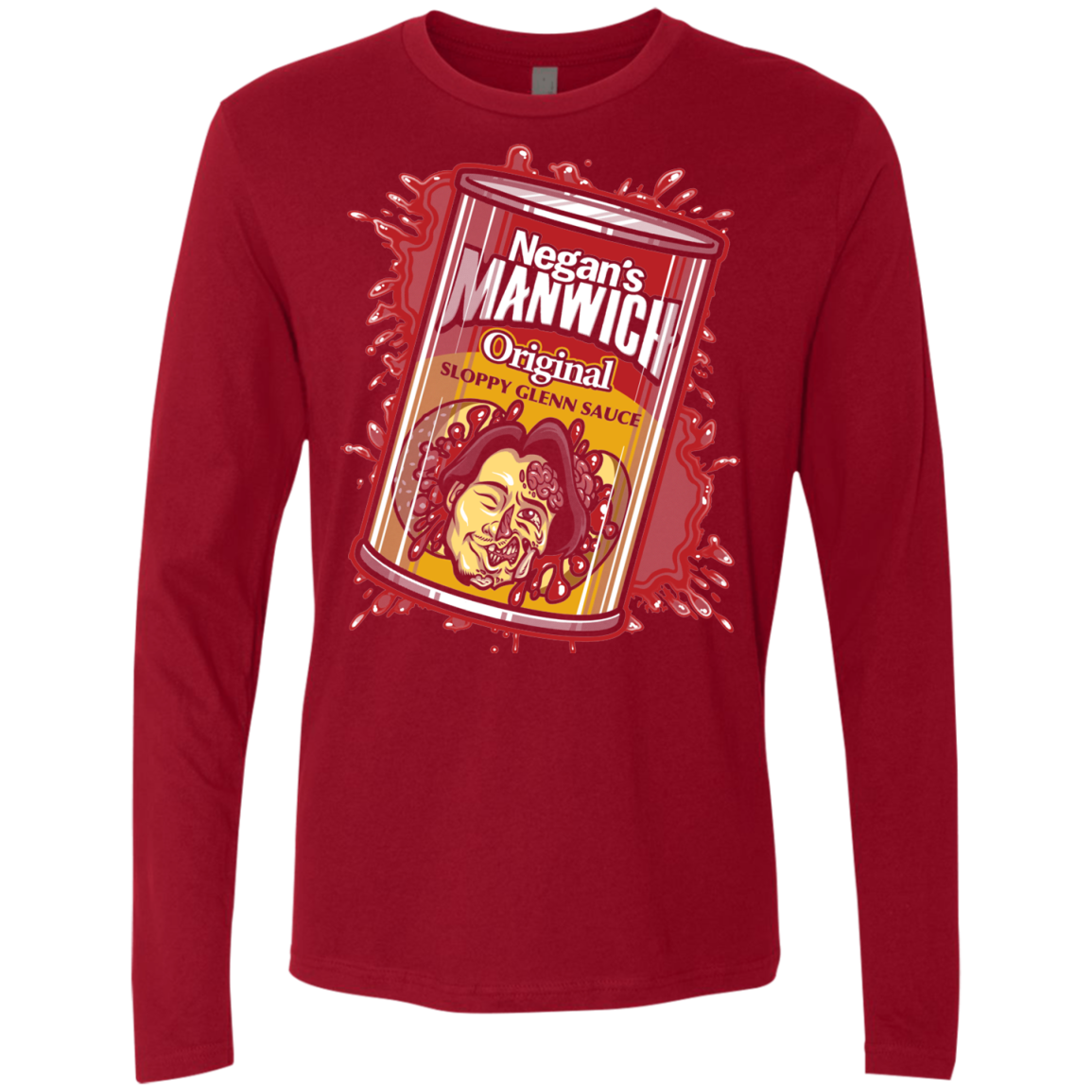 Negans Manwich Men's Premium Long Sleeve