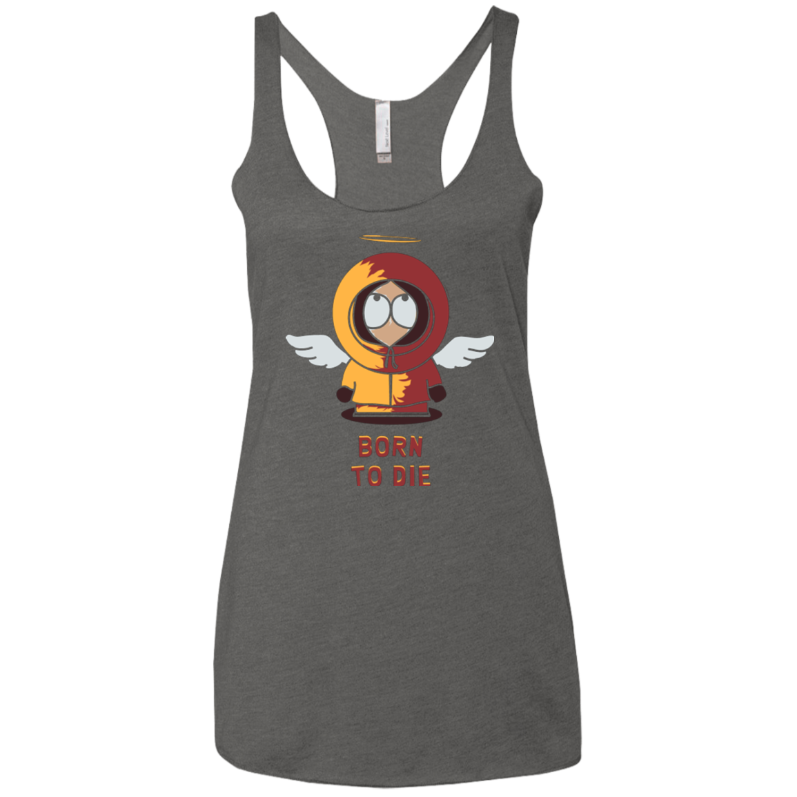 BORN TO DIE Women's Triblend Racerback Tank