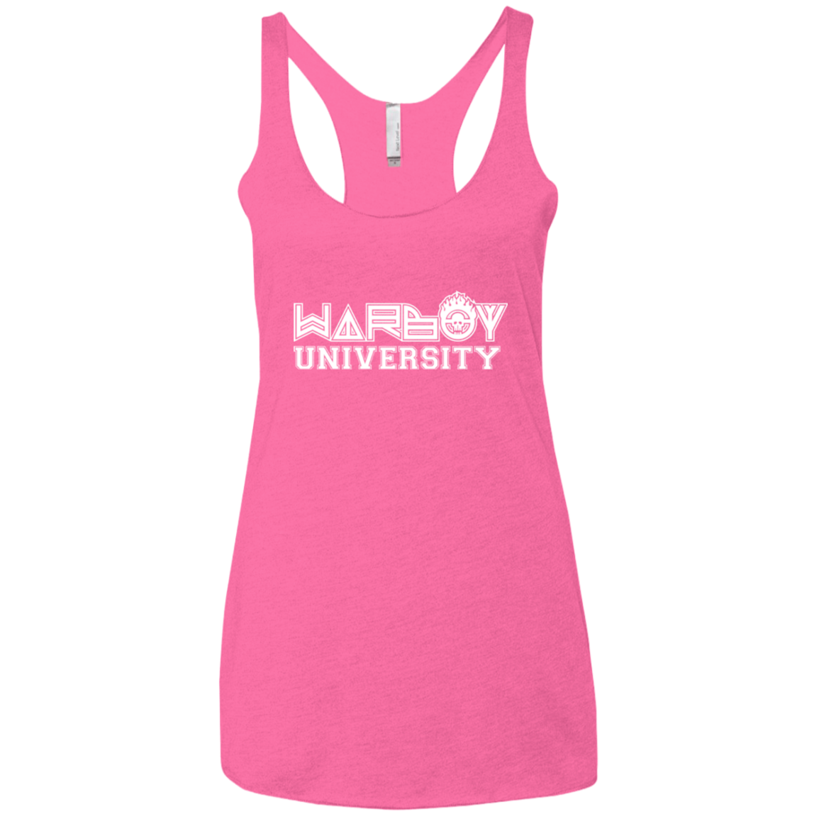 Warboy University Women's Triblend Racerback Tank