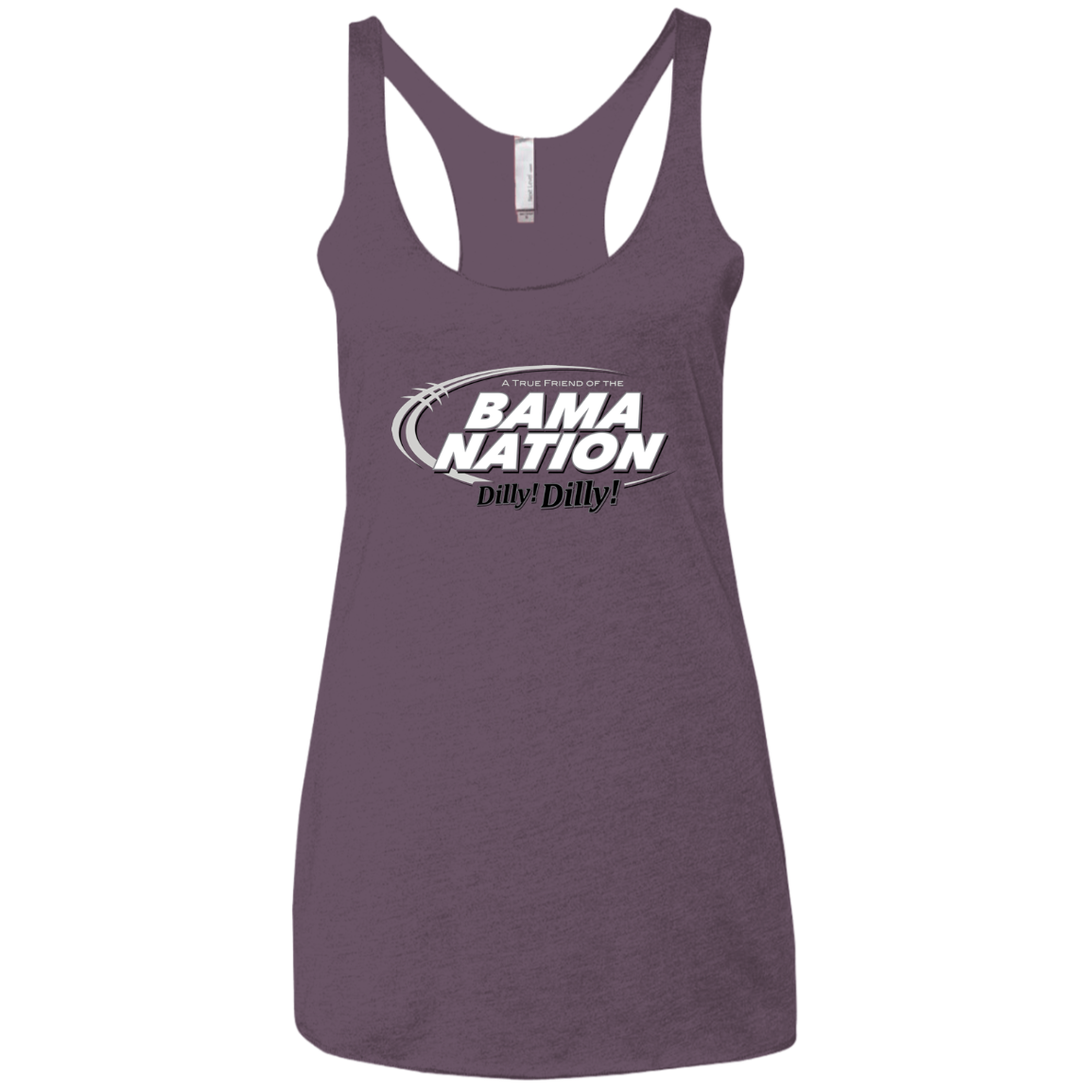 Alabama Dilly Dilly Women's Triblend Racerback Tank