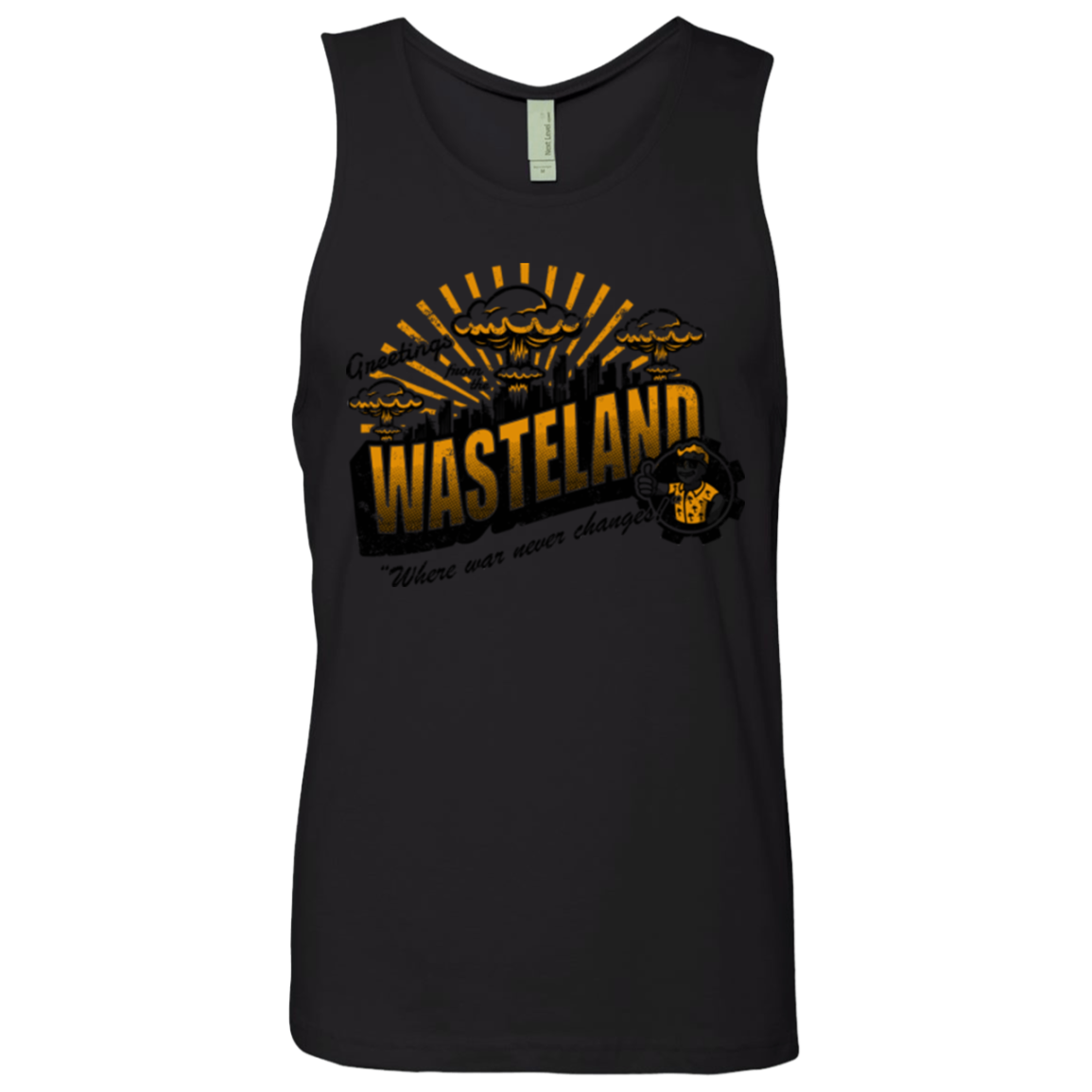 Greetings from the Wasteland! Men's Premium Tank Top