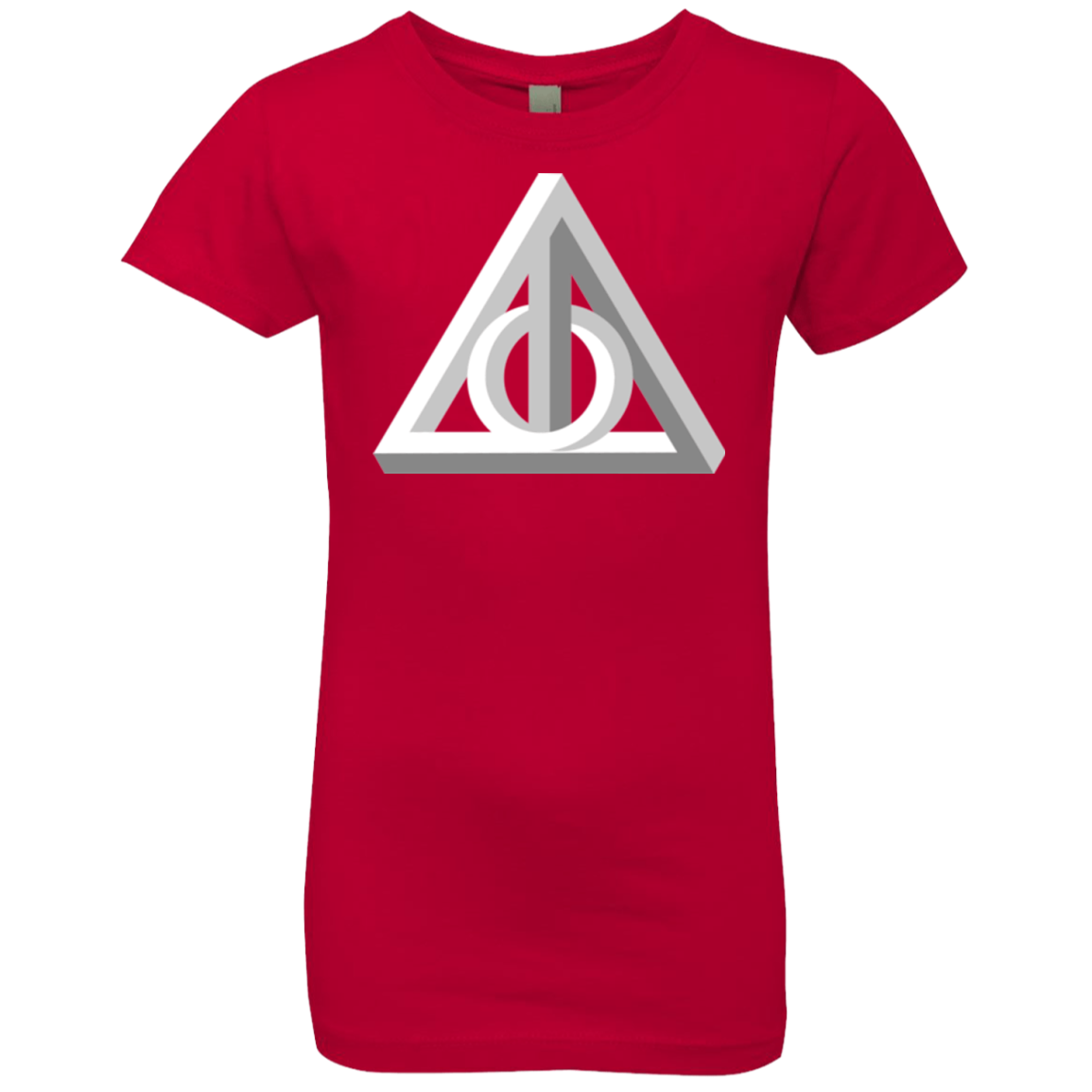 Deathly Impossible Hallows Girls Premium T-Shirt