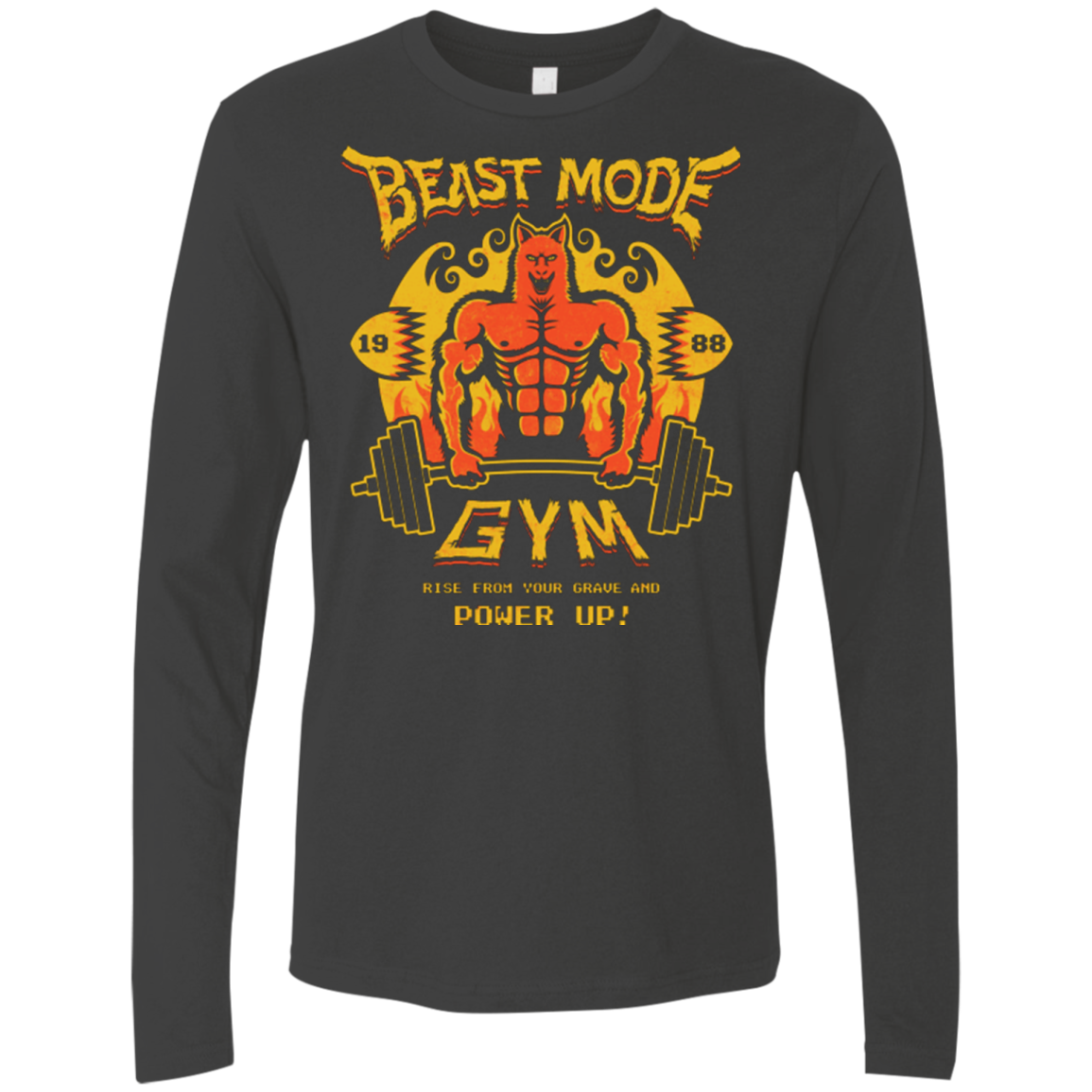 Beast Mode Gym Men's Premium Long Sleeve