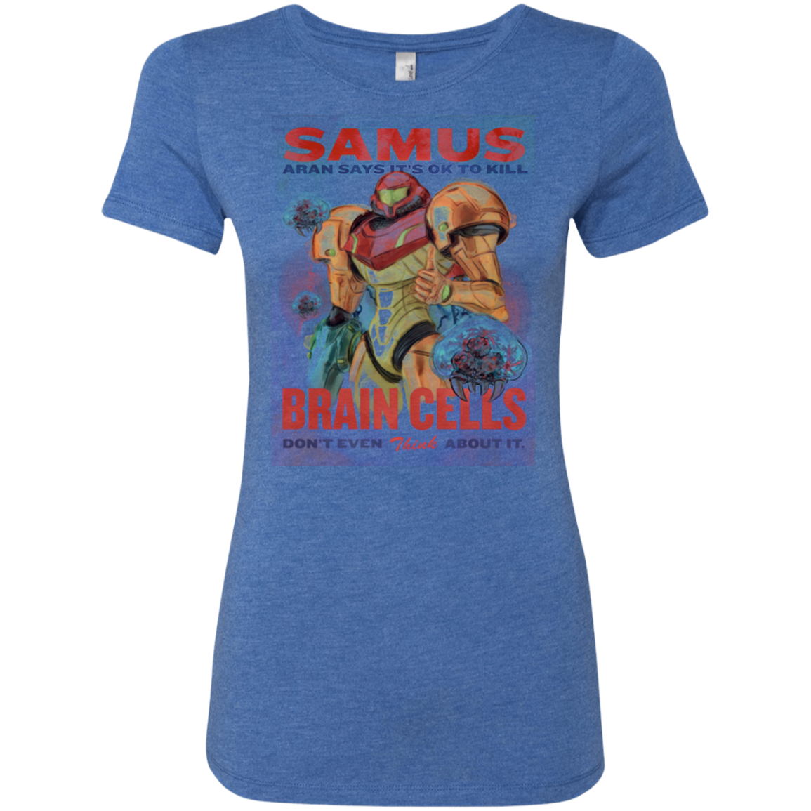 Samus Aran Propaganda Women's Triblend T-Shirt