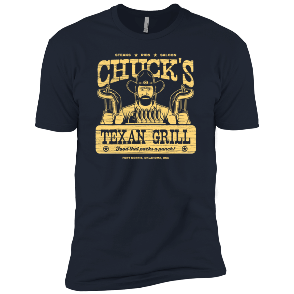 Chucks Texan Grill Men's Premium T-Shirt