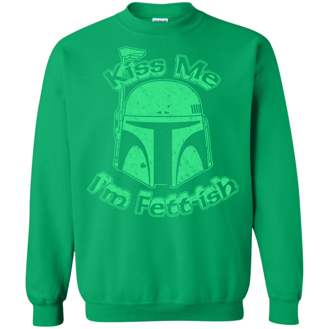 Kiss Me Im Fettish Crewneck Sweatshirt