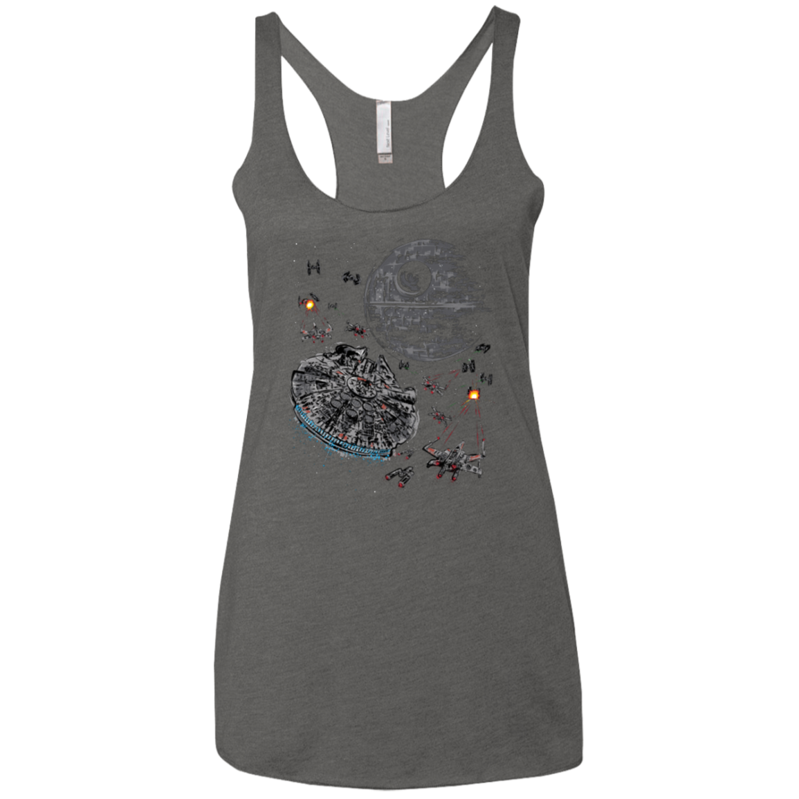 The Last Great Battle Women's Triblend Racerback Tank