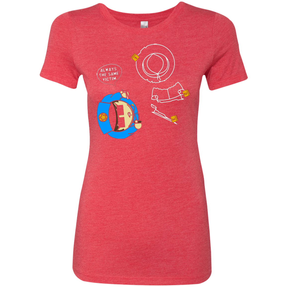 ALWAYS THE SAME VICTIM Women's Triblend T-Shirt