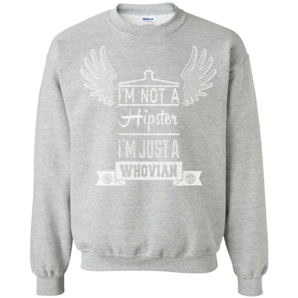 Whovian Hipster Crewneck Sweatshirt