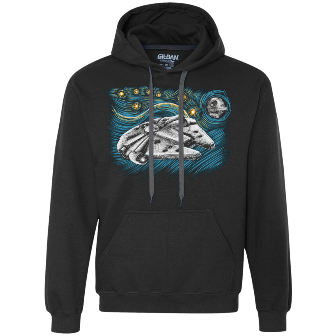 Starry Falcon Premium Fleece Hoodie