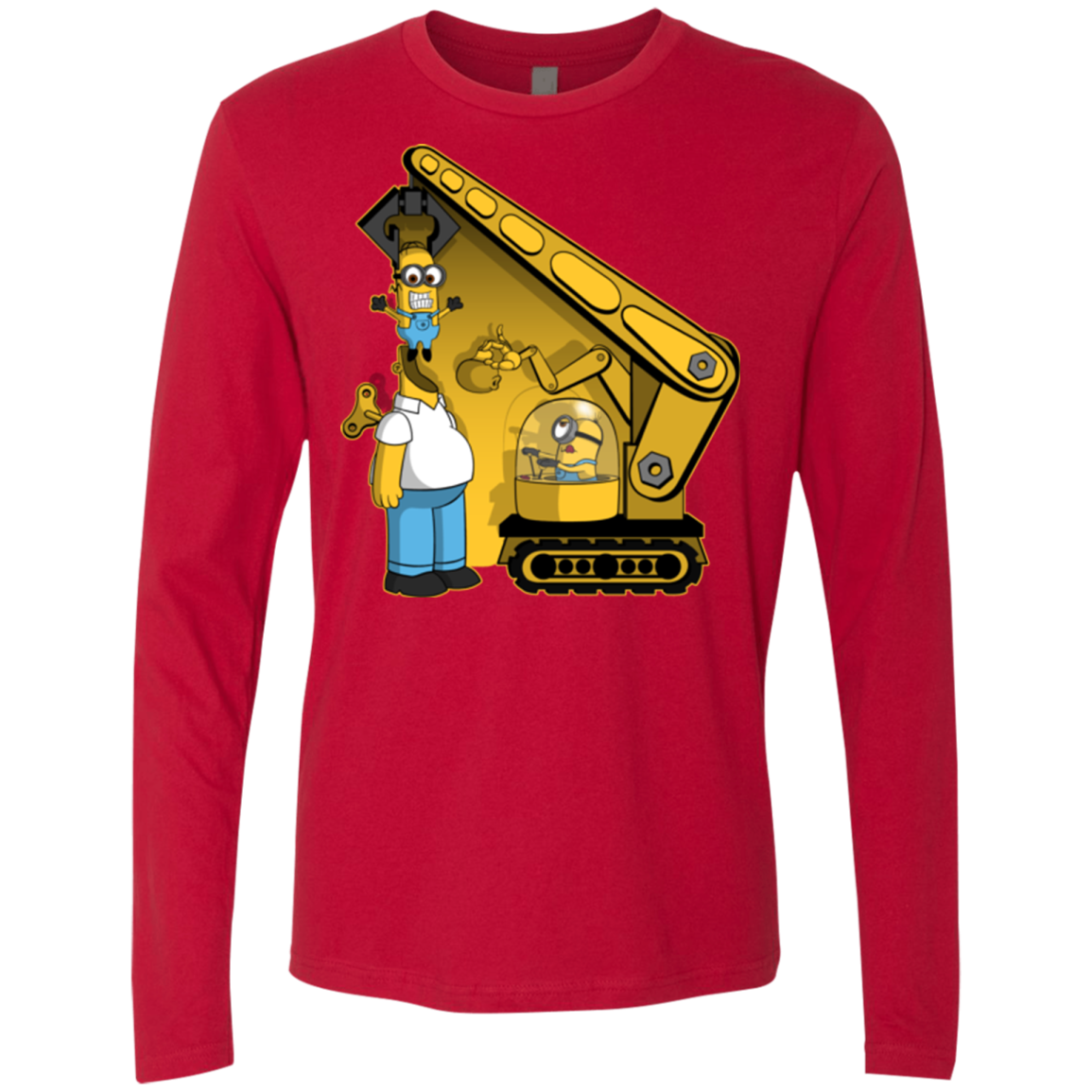 Doh Minion Men's Premium Long Sleeve