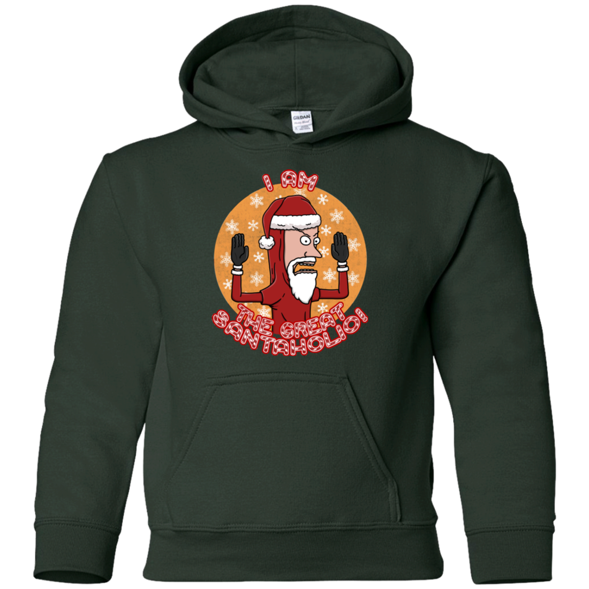 The Great Santaholio Youth Hoodie