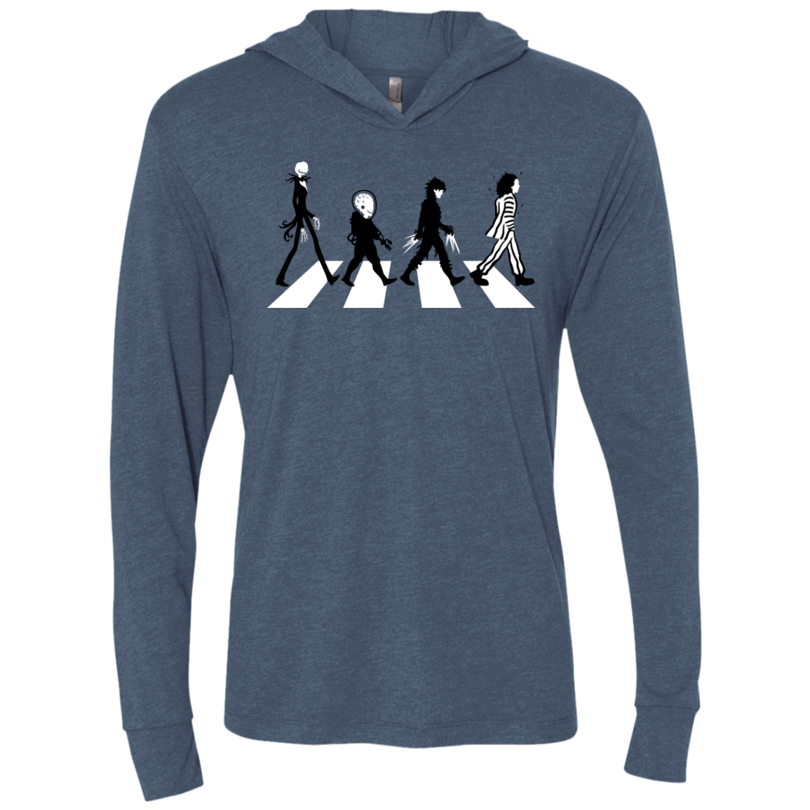 Burton Road Triblend Long Sleeve Hoodie Tee