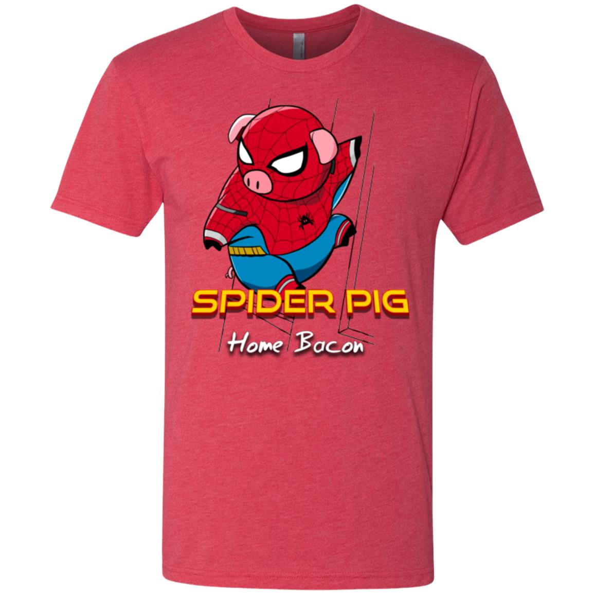 Spider Pig Build Line Men's Triblend T-Shirt