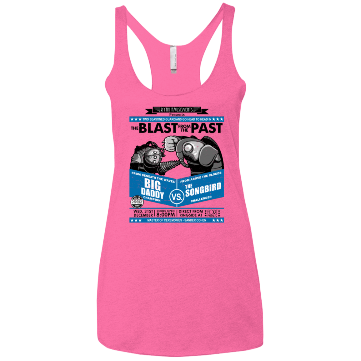 THE BLAST FROM THE PAST Women's Triblend Racerback Tank