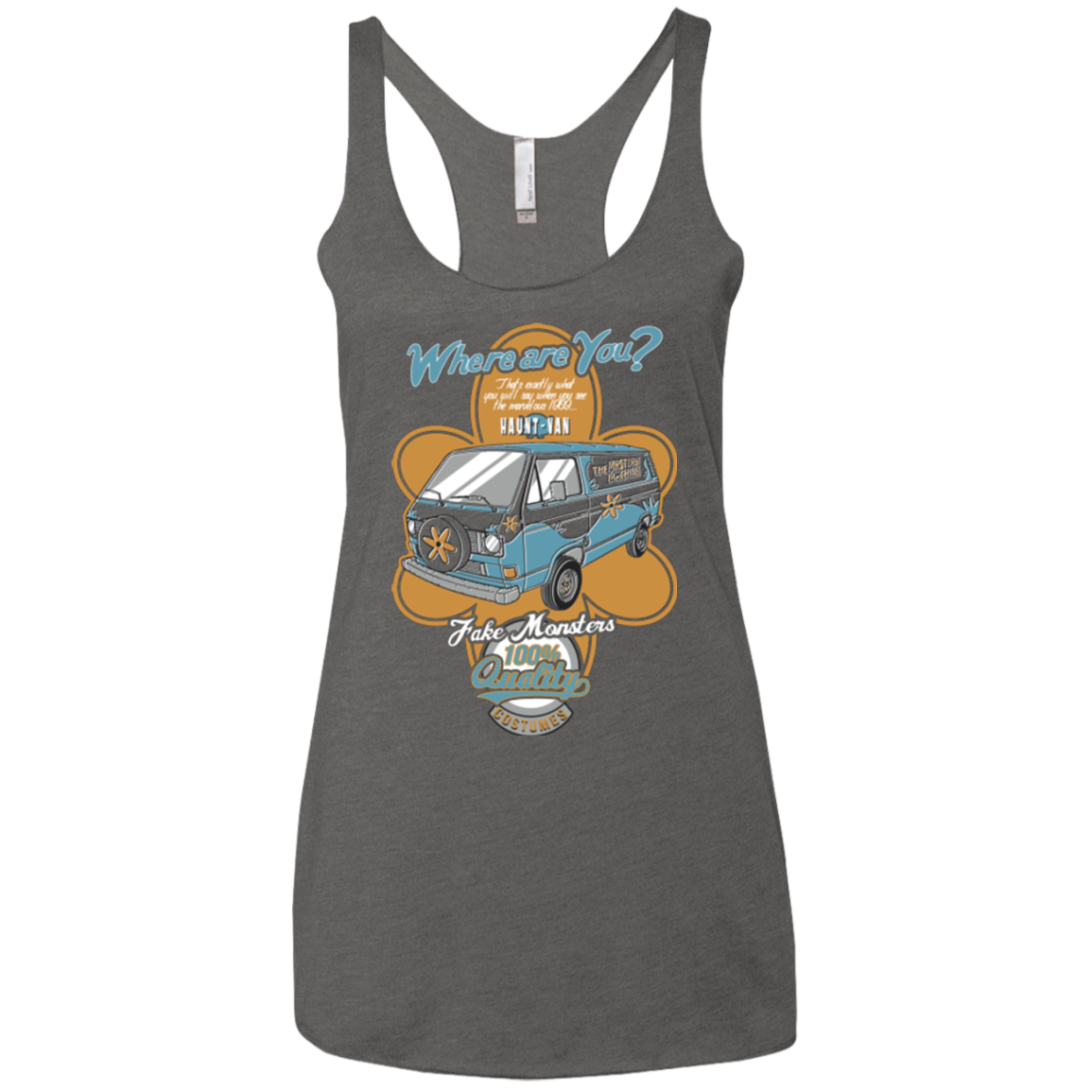 Haunt Van Women's Triblend Racerback Tank
