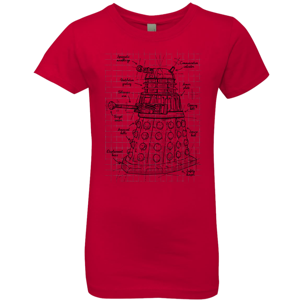Dalek Plan Girls Premium T-Shirt