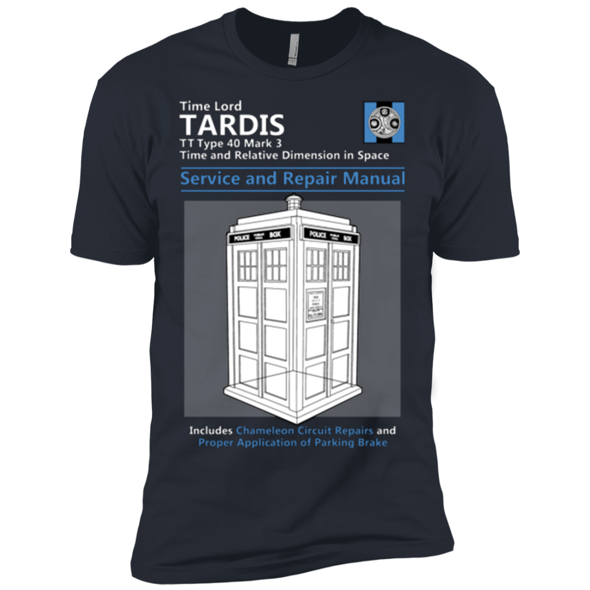 TARDIS SERVICE AND REPAIR MANUAL Men's Premium T-Shirt