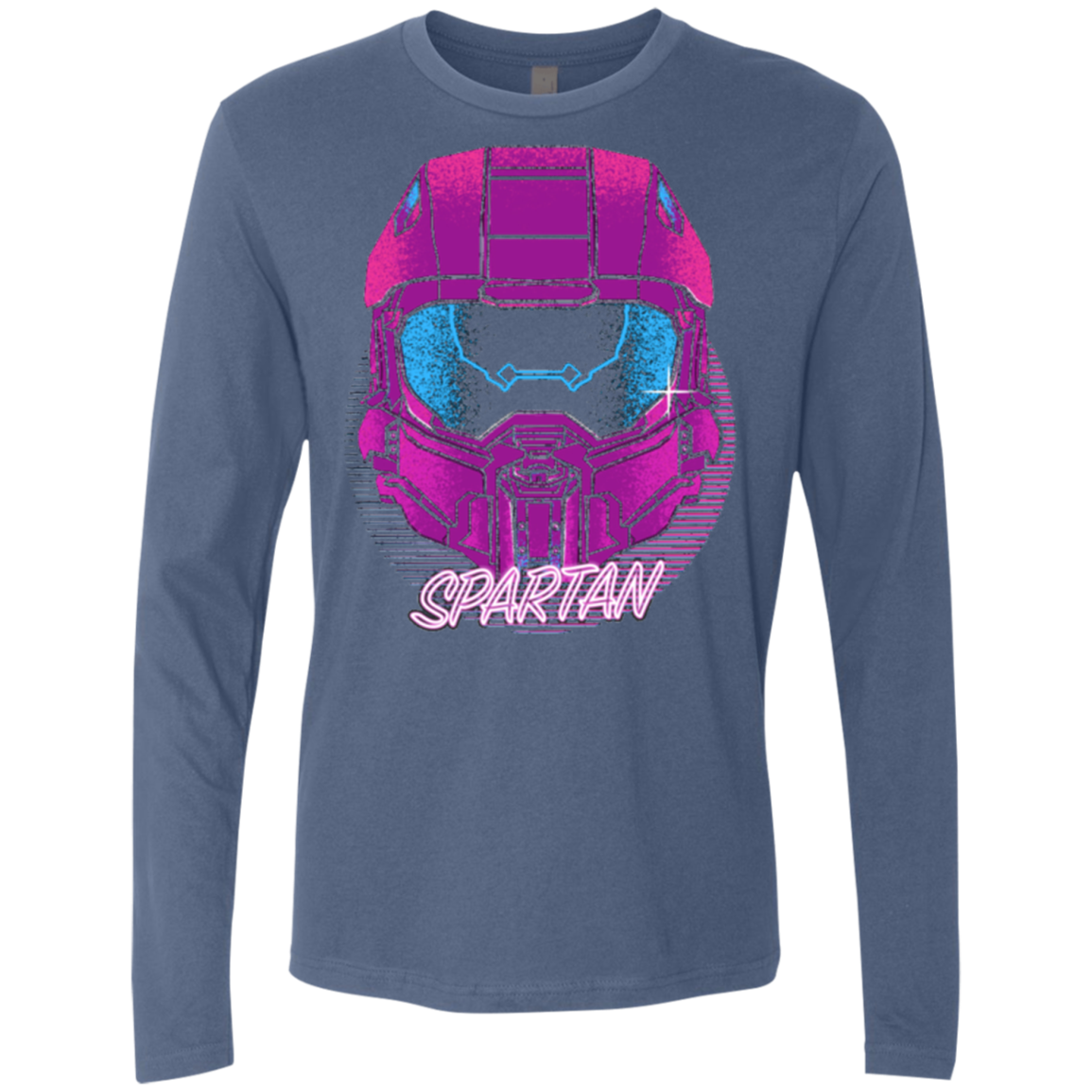 Spartan Helmet 80's Men's Premium Long Sleeve