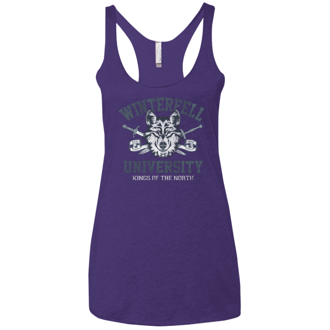 Winterfell U Women's Triblend Racerback Tank